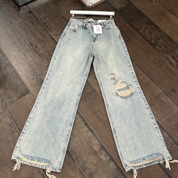 Ella Denim - NWT ELLA WOMEN JEANS HIGH RISE WIDE LEG JEANS SIZE 8 (40)